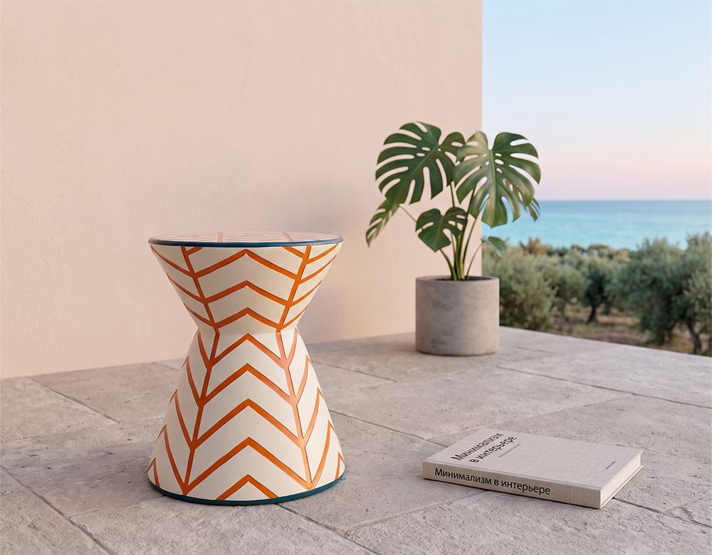 MIAMI CURVED STOOL - Image 2