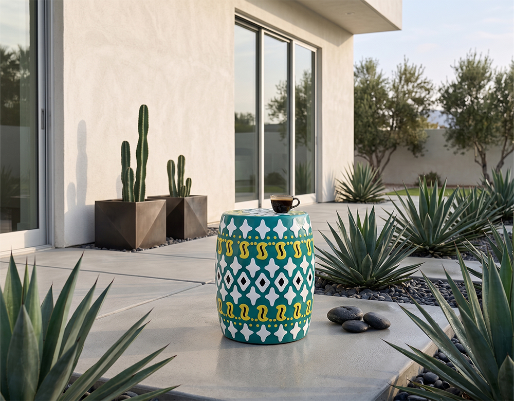 NOLA ROUND STOOL - Image 2