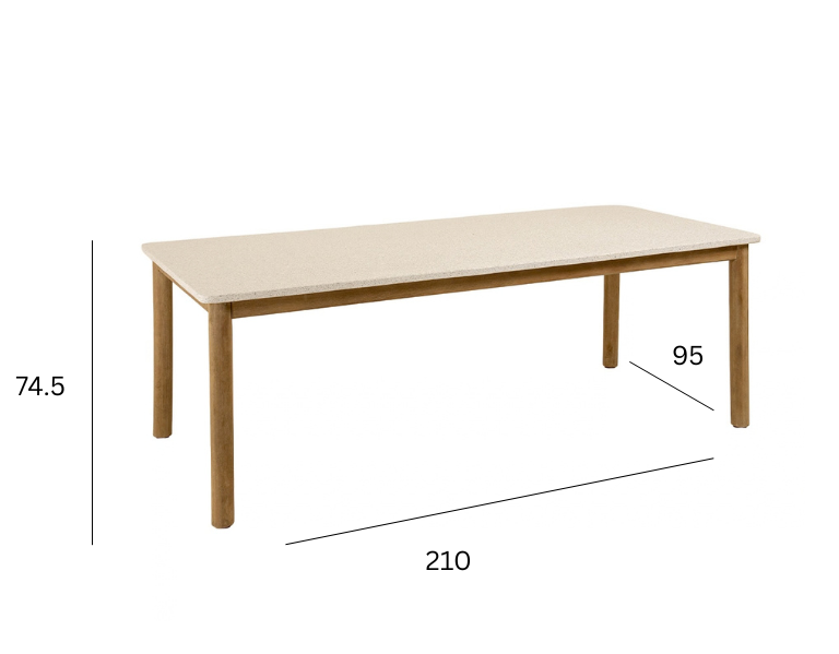 CAPRI DINING TABLE
